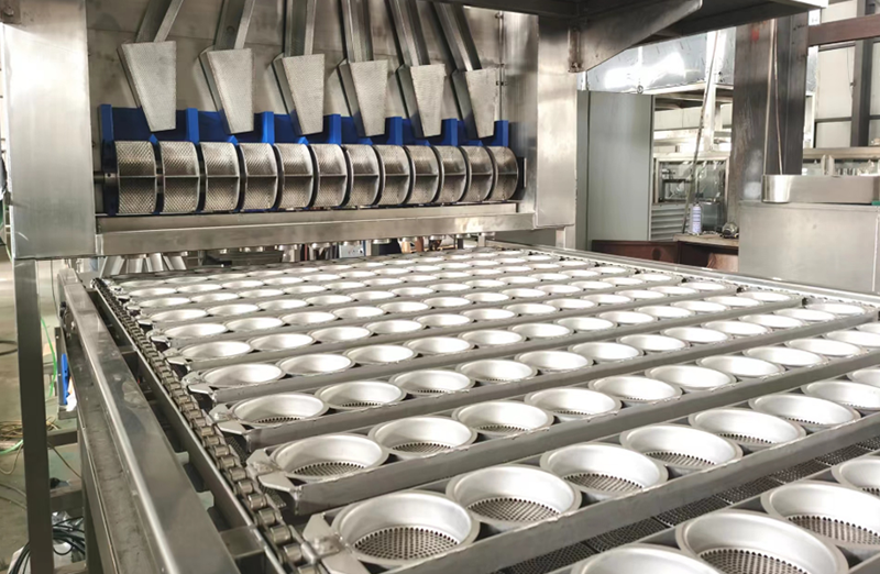 Productielijn voor gefrituurde instant ronde noedels